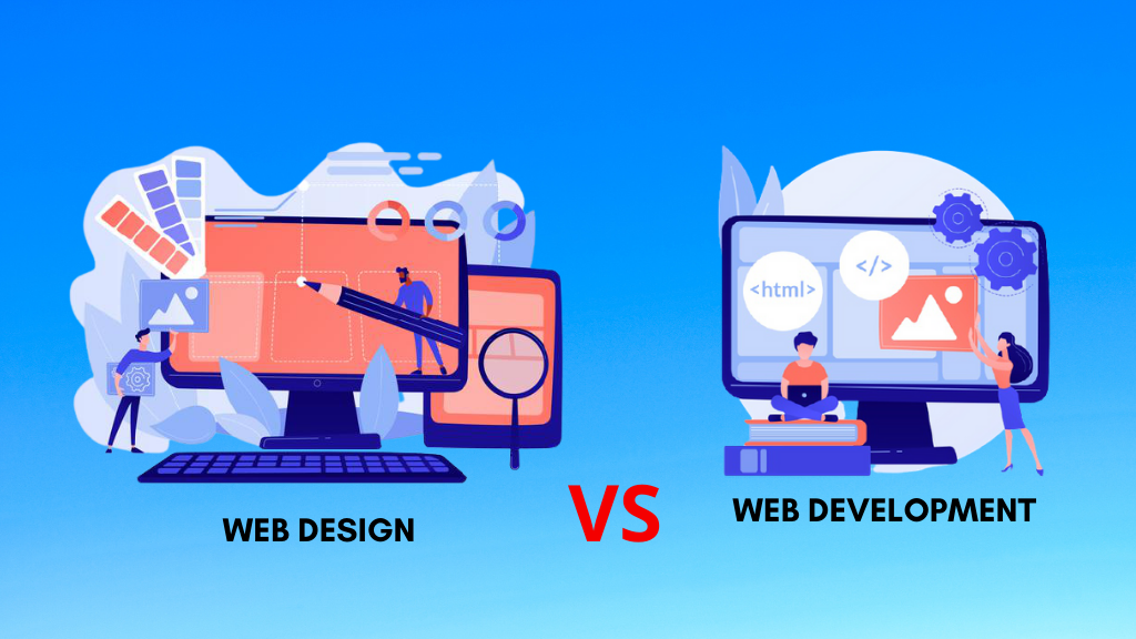 difference between web development and web design