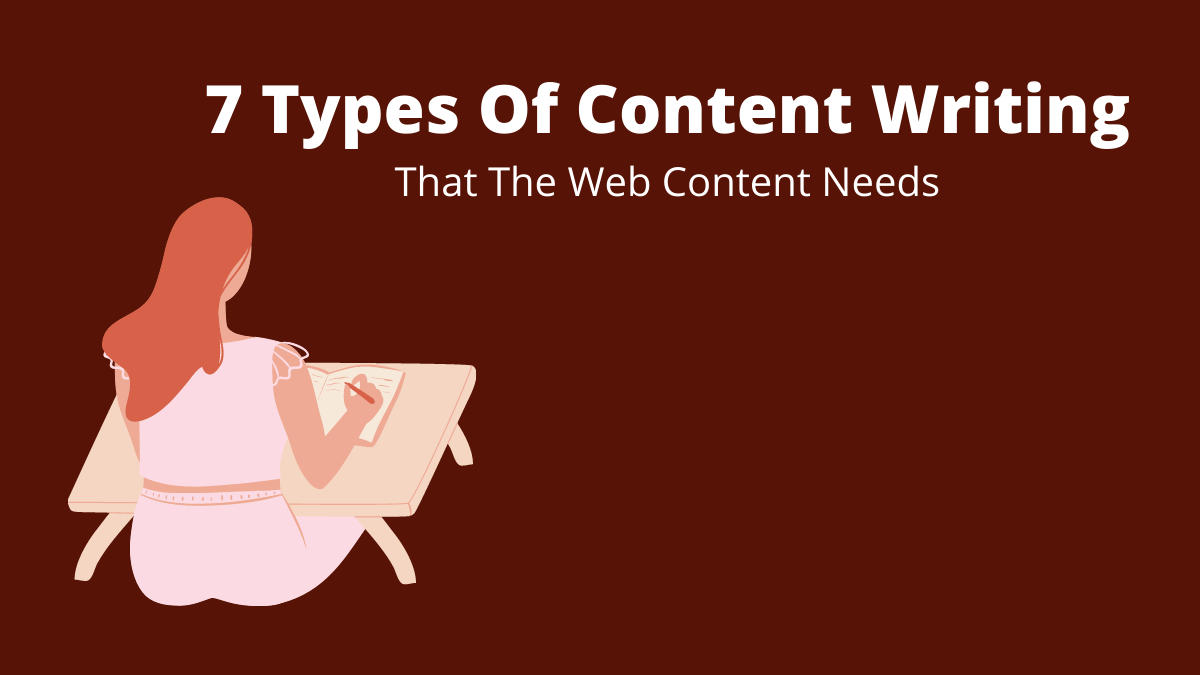 7 Types Of Content Writing Cover