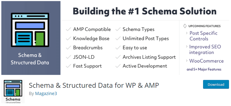 Schema & Structured Data for WP & AMP (Freemium)