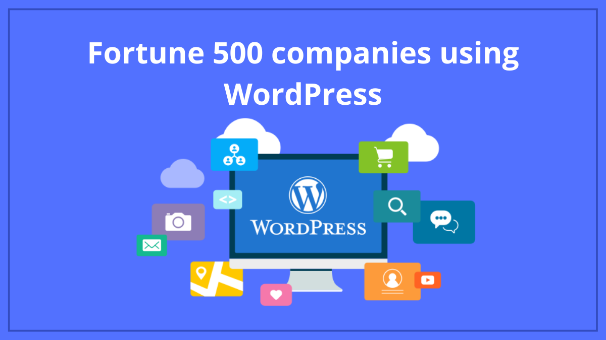 Fortune 500 companies using WordPress